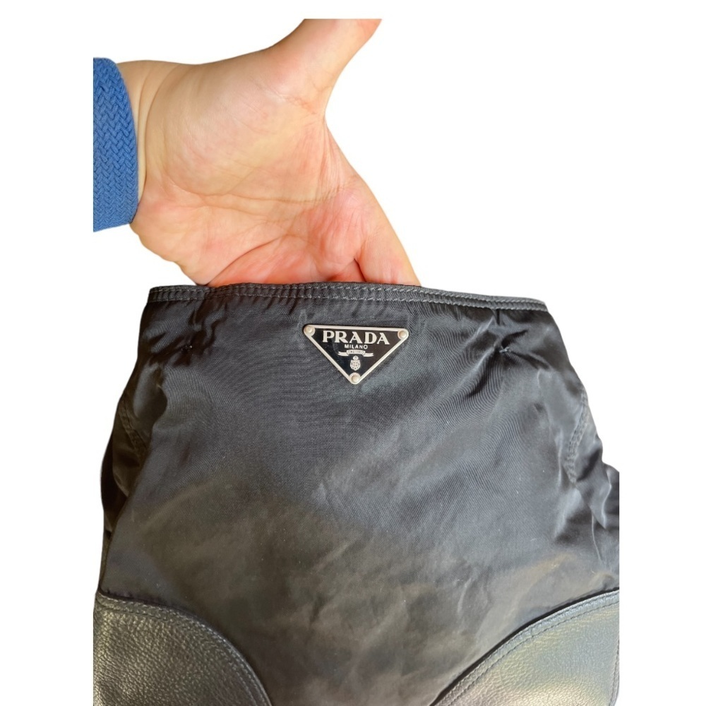 PRADA Nylon and Leather bag Black - Picture 3 of 10